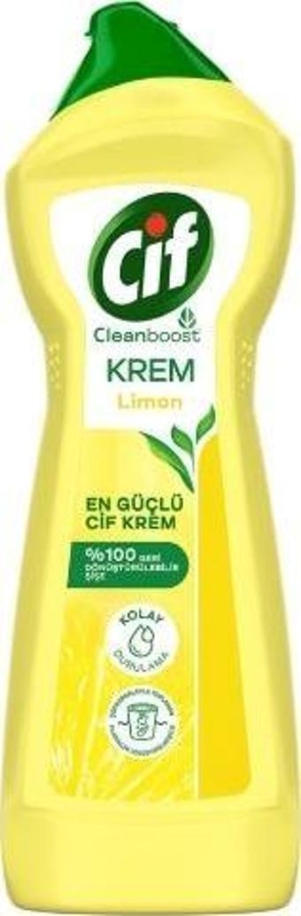 Cif Krem 750 Ml. Limon Kokulu (4'lü)