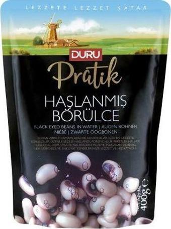 Duru Pratik Haşlanmış Börülce 400 Gr. (12'li)