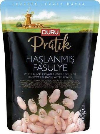 Duru Pratik Haşlanmış Fasülye 400 Gr. (6'lı)