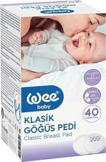 Wee Baby Klasik Göğüs Pedi 40'lı (12'li)