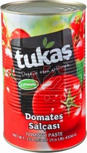 Tukaş Domates Salçası Teneke 4350 GR (2'li)