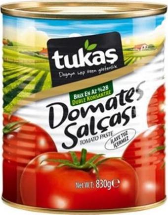 Tukaş Domates Salçası Teneke 830 GR