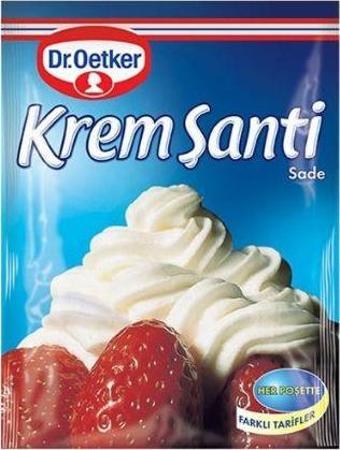 Dr. Oetker Krem Şanti Sade Tekli 75 Gr. (24'lü)