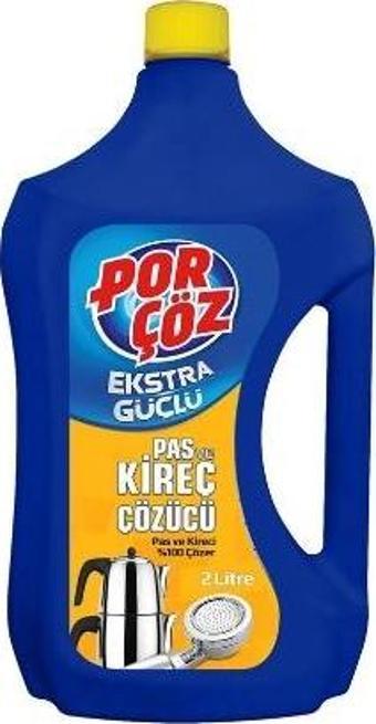 Porçöz Pas ve Kireç Çözücü 2 Lt. (6'lı)