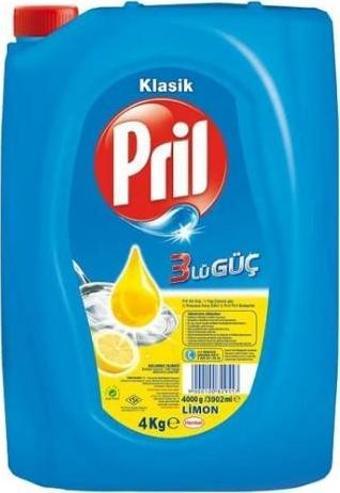 Pril Sıvı Bulaşık Deterjanı 4 Kg. Limon