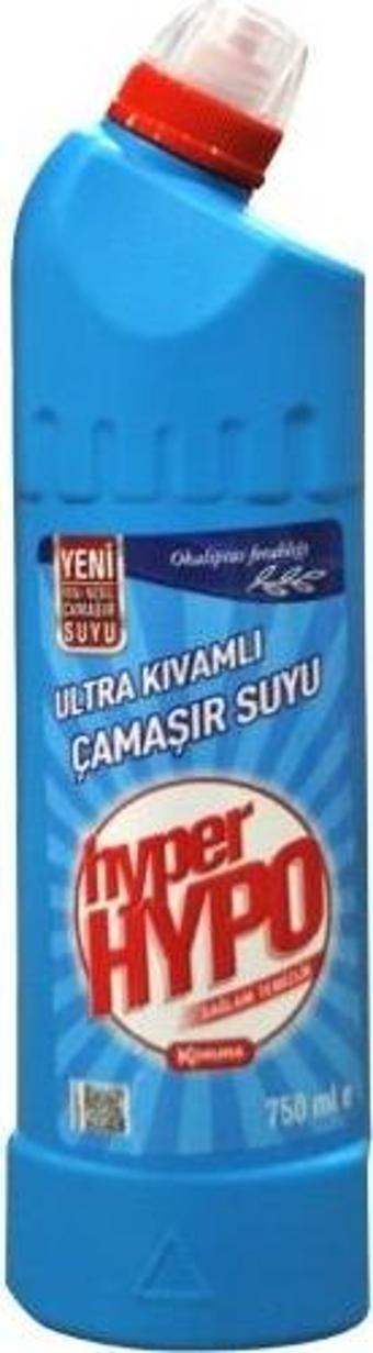 Hyper Hypo Çamaşır Suyu Ultra 750 Gr. Okaliptus (6'lı)