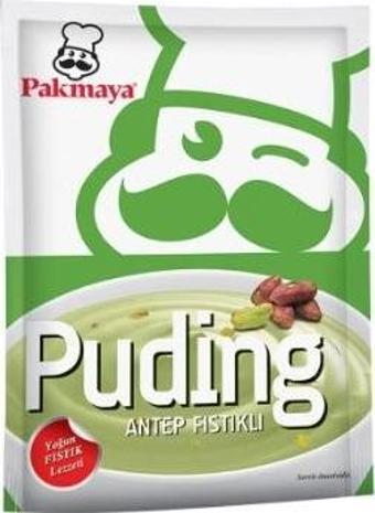 Pakmaya Antep Fıstıklı Puding 90 Gr. (12'li)