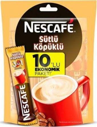 Nescafe 3-ü1 Arada Sütlü Köpüklü MP 10-lu 174 GR