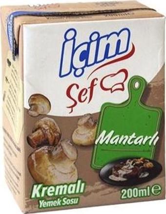 İçim Şef Krema Mantarlı 200 ml.