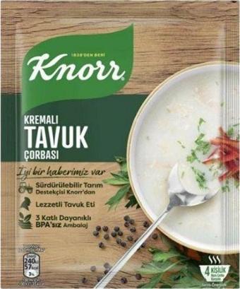 Knor Hazır Kremalı Tavuk Çorba 65 Gr.