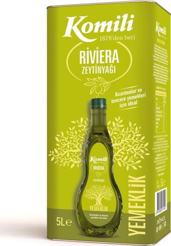 Komili Riviera Zeytinyağı 5 Lt Teneke