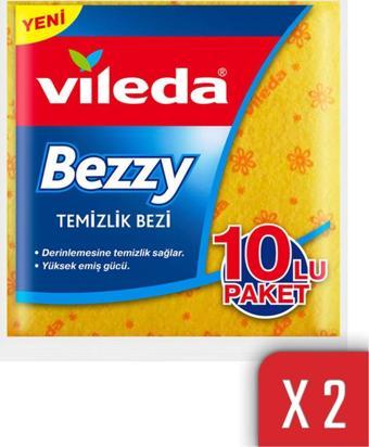 Vileda Bezzy 10'lu Temizlik Bezi