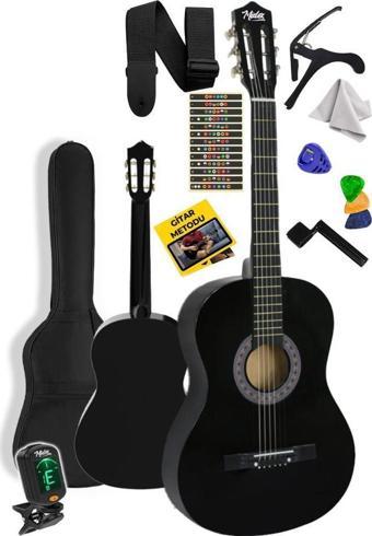 Midex CG-36BK-PAK Kaliteli 36 İnç 3/4 Junior Çocuk Gitarı 8-12 Yaş Arası (Çanta Tuner Askı Pena Metod)