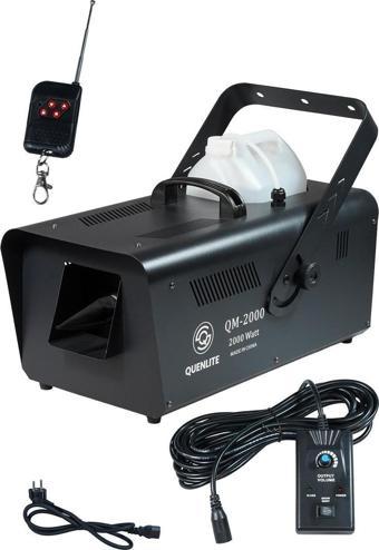 Quenlite QM-2000 DMX512 Kar Makinası 2000 Watt Uzaktan Kumandalı