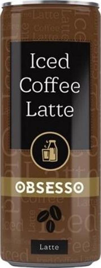 Obsesso Soğuk Kahve Latte Teneke 250 ML