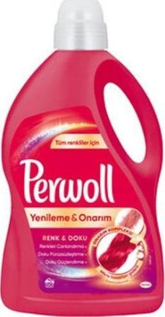 Perwoll Sıvı Çamaşır Deterjanı 2,97 Lt. Yenileme & Onarım Renkli 50W