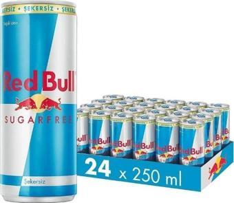 Red Bull Enerji İçeceği Sugar Free 250 ML (24'lü)