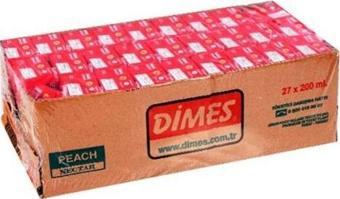 Dimes Şeftali Meyve Suyu 27x200 ml. (4'lü)