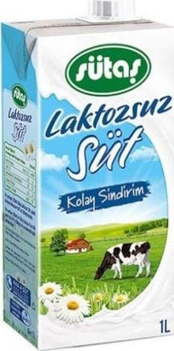 Sütaş Süt Laktozsuz 1 Lt.