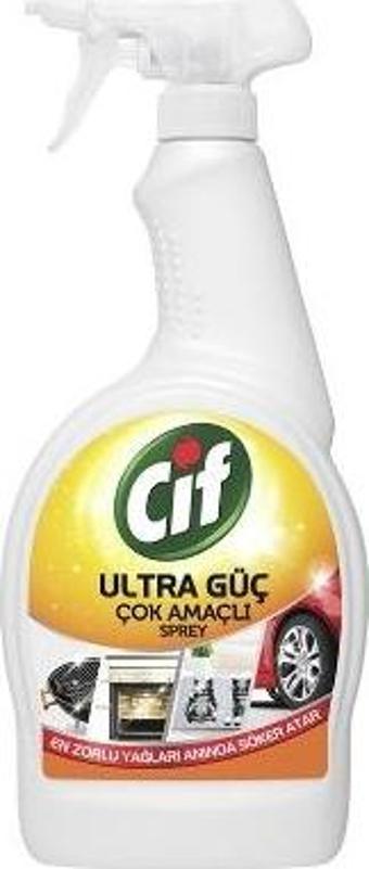 Cif Ultra Güç Çok Amaçlı Sprey 1000 ml. (24'lü)