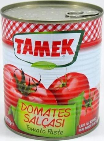 Tamek Domates Salçası Teneke 830 GR (12'li)