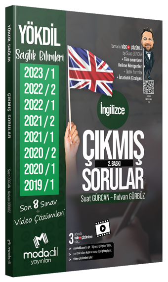 Modadil YÖKDİL Sağlık Bilimleri İngilizce Çıkmış Sorular - Suat Gürcan, Rıdvan Gürbüz Modadil Yayın - Modadil Yayınları