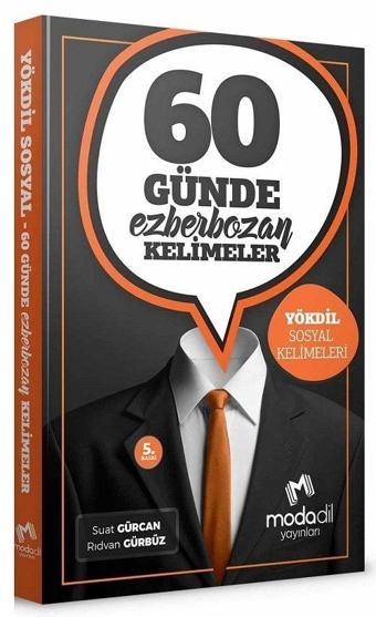 Modadil YÖKDİL Sosyal 60 Günde Ezberbozan Kelimeler Modadil Yayınları - Modadil Yayınları