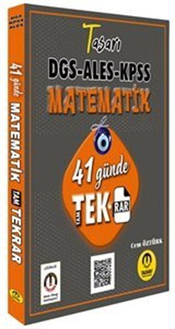 DGS ALES KPSS Matematik 41 Günde Tekrar - Tasarı Akademi