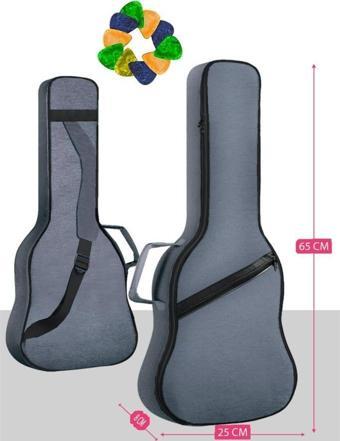 Midex CS-24 Concert Ukulele Çantası Gigbag Soft Case Kılıf (10 Pena ve Takım Tel Hediye)