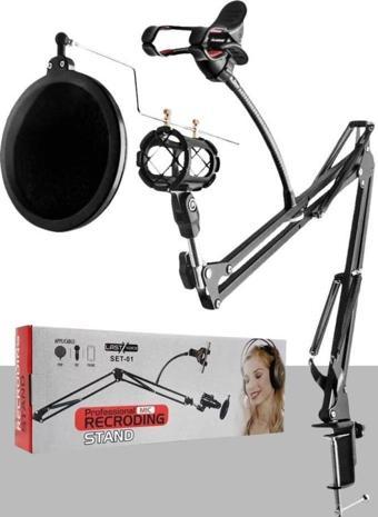 Lastvoice Set-01 - Mikrofon standı + Shock Mount + Pop Filter