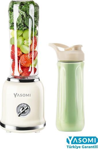 Yasomi Bl019 Retro Smoothie Blender Bej ( Türkiye Garantili )