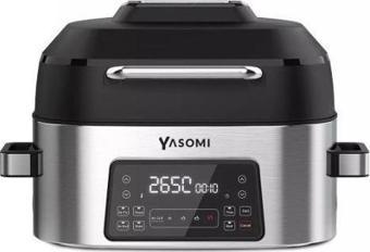 Yasomi Y75 2 In 1 Airfryer Grill Combo Fritöz Ve Izgara 6 L ( Türkiye Garantili)