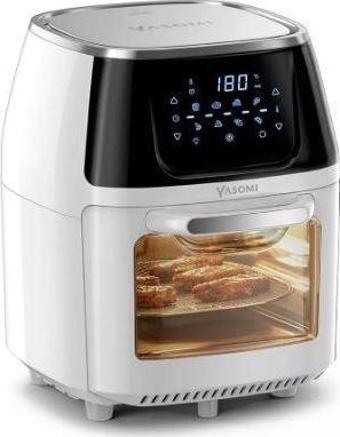 Yasomi Y88 Xxl 1500W 8 Litre Airfryer Oven Fritöz Beyaz (Türkiye Garantili)