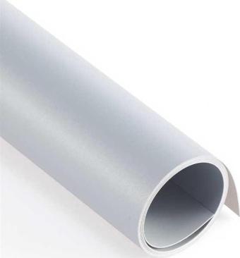 Gdx Stüdyo Fon Perde, PVC Arka Plan, Silinebilir, Kırışmaz (Grey/Gri) 120x200 Cm