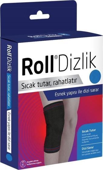 Roll Dizlik Siyah xxl Sıcak Tutar & Rahatlatır