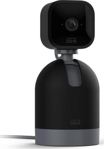 Blink Mini Pan-Tilt Kamera - Dönen İç Mekan Kamerası, Siyah