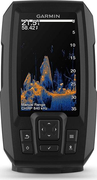 Garmin 010-02550-00 Striker Canlı 4cv, 4 inç Renkli Balık Bulucu