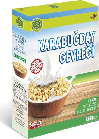 Glutensiz Fabrika Glutensiz Karabuğday Gevreği Tarçınlı 250 Gram Katkısız Doğal Sağlıklı