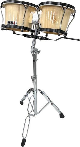 Midex BG-210ST Standlı Naturel Bongo Siam Meşesi Doğal Deri