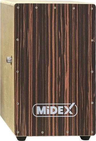 Midex CA-903 Kort Telli Cajon Profesyonel Kajon Huş Ağacı (35*31*53 cm)