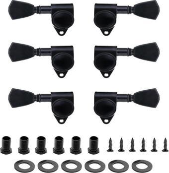 Midex CB-50 Akustik Gitar İçin Kaliteli Profesyonel Burgu Takımı Black 1 SET