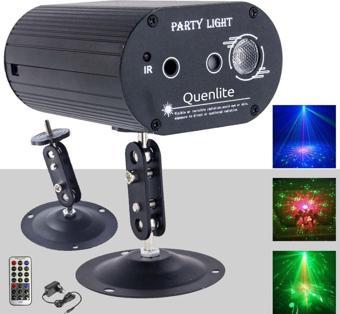 Quenlite QD-50 RGB Sahne Disko Led ve Lazer Işık Bir Arada 12 Çeşit Desen