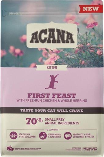 Acana First Feast Kitten Tavuklu Ve Ringa Balıklı Yavru Kedi Maması 1800 G