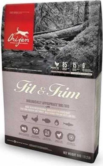 Orijen Fit &amp; Trim Kilo Kontrolü Için Tahılsız Yetişkin Köpek Maması 11.4 Kg