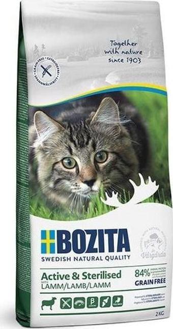 Bozita Outdoor Active Kuzu Etli Yetişkin Kısırlaştırılmış Kedi Maması 2 Kg