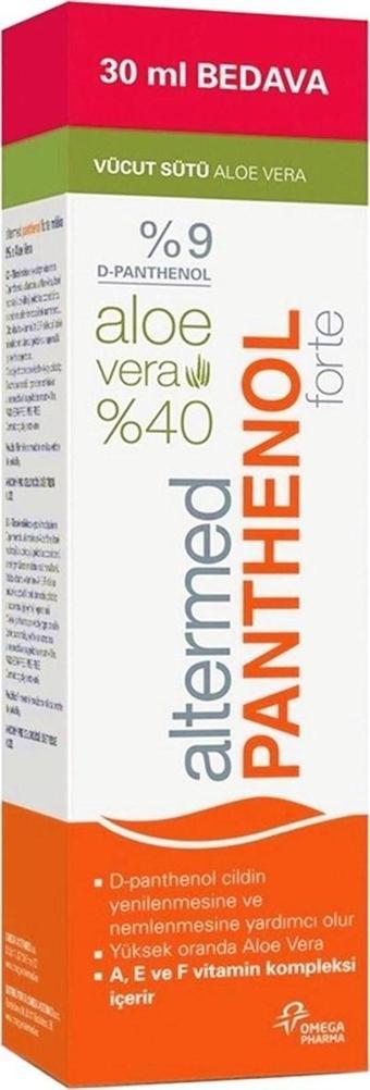 Altermed Panthenol Forte Vücut Sütü %9 Aloe Veralı 230 ml