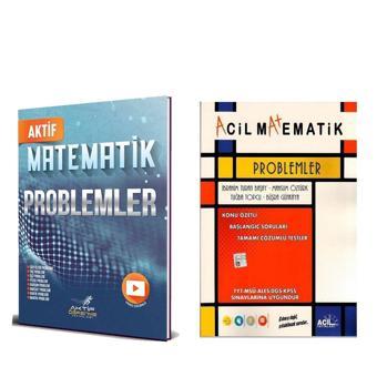 Aktif Ögrenme ve Acil Yayınları Problemler Soru Bankası 2 Kitap Set - Aktif Öğrenme Yayınları