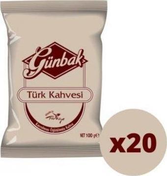 Günbak Türk Kahvesi 20 X 100 Gr