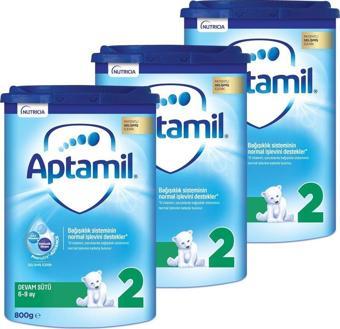 Aptamil 2 Akıllı Kutu Devam Sütü 800 gr X 3 Adet