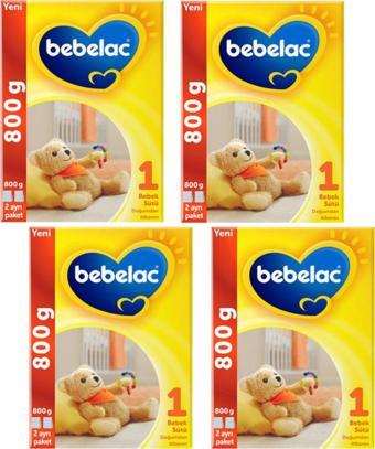 Bebelac 1 Bebek Sütü 0 - 6 Ay 800 Gr 4 Adet